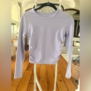 lululemon All It Takes Dark Lavender Long Sleeve Top